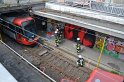 Unfall zwischen zwei KVB Bahnen Koeln Hoehenhaus Im Weidenbruch P146